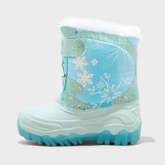 Keep your toddler’s feet cozy and stylish this winter with these Frozen Toddler Shearling Boots in Blue. Made from durable material to handle all their adventures, these boots feature a convenient hook and loop closure for easy on and off. The round toe design ensures comfort, while the medium shoe width provides a snug fit. Perfect for snowy days or just chilly outings, your toddler will love showing off their favorite Frozen characters while staying warm. Blue Winter Rain Boots With Round Toe, Blue Winter Boots For Outdoor Activities, Blue Winter Boots For Outdoor, Insulated Blue Rain Boots For Outdoor, Blue Insulated Boots For Outdoor Activities, Blue Insulated Winter Boots, Insulated Blue Boots For Outdoor Activities, Frozen Characters, Chelsea Rain Boots