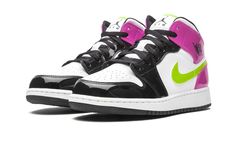 Jordan 1 Mid CZ9835 100 Jordan 1 Mid Pink, Jordan 1 Mid White, Kids Jordan, Mid Shoes, Jordan Yeezy, Stadium Goods, Kids Jordans, Air Jordan 1 Mid, Jordan 1 Mid