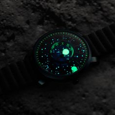 All Trappist-1 NASA Edition has back-filled luminous hands and silkscreened dials for stargazing. The Orbiting Planetary System consists of glowing Super-LumiNova™ indices and planets to help space explorers keep track of time as they travel in the darkest regions of the universe. The inner luminous planet represents the hours while the outer luminous planet shows the minutes, all while orbiting around the central axis. The constellation-like seconds hand sweeps across the dial similar to comets Nasa Watch, Apollo 11 Mission, Planetary System, Nasa Apollo, Apollo 11, G Shock Watches, Star Map, Sapphire Blue, The Universe