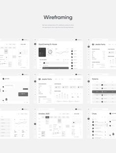 the wireframes are displayed on top of each other