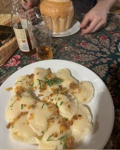 Polish dumplings with cottage cheese and potatoes. Zakopane Poland. Mountains. Tatry. Polish Dumplings, Zakopane Poland, Cottage Cheese, Lunches And Dinners, Dumplings, Cottage