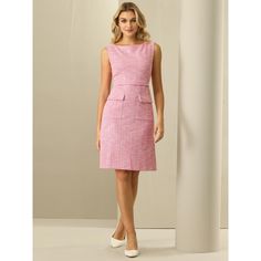 This dress can be a perfect addition to almost any outfit from formal to daily wear, great for work, meeting, office, businesses, work, party, cocktail, wedding, casual, daily dressing, etc. Pair with delicate necklace and heels for a chic office look. Comfortable and classic, this sheath dress is perfect on its own or as a layer under a blazer or jacket. Meeting Office, Wedding Casual, Sheath Dresses, Denim Midi Dress, Work Meeting, Cocktail Wedding, Dresses Pink, Chic Office, Tiered Midi Dress