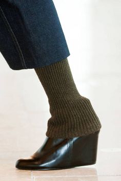 Christophe Lemaire, Fall 2014, Fashion Details, Wearing Black, Sock Shoes, Paris Fashion, Paris Fashion Week