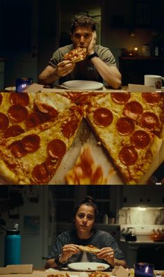 Pizza time.
Cinematic shots.
Film stills. 
Dinner. Creative Cinematic Shots, Film Angles Perspective, Cool Shots In Film, Famous Movie Shots, Best Cinematic Shots, Stills From Films, Documentary Shots Cinematography, Good Cinematography, Dinner Cinematography