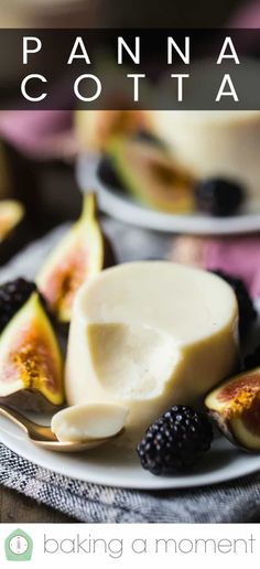 a white plate topped with sliced figs and cheese