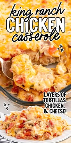 the cover of king ranch chicken casserole