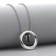 Style: Korean Style/Korean Style Color: X425 Echo Fashion Element: Geometry Personalized Round Alloy Jewelry, Personalized Round Alloy Necklace, Modern Personalized Metal Necklace, Simple Necklaces, Boys Summer, Chain Fashion, Mens Trends, Double Ring, Summer Boy