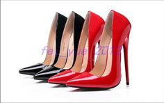 Item  Title   Condition: Brand New with box Main Material : Patent Leather Heel Height ：16 CM / 14 CM Colours Available : as the picture show Notice ：actual color may differ from your computer display. Please choose the required size from the drop down menu above. We can ship to Worldwide.if you can not use Buy it now Pls contact us.   Women's Shoes Size Chart US AU UK EUR SIZE Foot length in  CM 4 2.5/3 1.5 34 34 22CM 4.5 3.5 2.5 35 35 22.5CM 5 4.5 3/3.5 36 36 23.0CM 6 5.5 4 Extreme High Heels, Beautiful High Heels, Pumps Heels Stilettos, Super High Heels, Stiletto Shoes, Patent Leather Heels, High Heels Stilettos, Cute Shoes, Nice Shoes