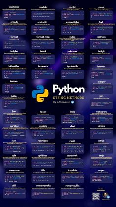 a large poster with the words python and other programming languages on it's side