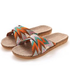 Product information: Size: 35-36,37-38,39-40,40-41,42-43,44-45 Sole material: EVA Style: flip flops Shoe Upper material: linen Midsole material: EVA midsole (disposable foaming) Applicable group type: Couple Function: breathable, non-slip, sweat-absorbent Size: Packing list: Slippers*1Pair Casual Beige Flip Flops With Flat Heel, Casual Beige Flat Heel Flip Flops, Beige Fabric Sandals For Vacation, Casual Beige Flat Flip Flops, Beige Casual Flip Flops With Woven Sole, Casual Beige Flip Flops With Woven Sole, Flat Fabric Sandals For Vacation, Casual Fabric Sandals For Vacation, Casual Fabric Slip-on Slippers