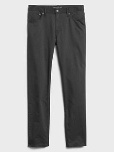 Slim Travel Pant | Banana Republic Factory Cotton Bottoms With Elastic Waistband, Functional Gray Cotton Bottoms, Cotton Activewear With Pockets And 4-way Stretch, Sports Cotton Pants With Functional Pockets, Sporty Cotton Pants With Functional Pockets, Sports Pants With Functional Pockets, Cotton Activewear With Comfort Waistband And Straight Leg, Functional Cotton Pants With Tapered Leg, Functional Midweight Cotton Pants