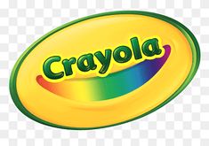 the word crayola is written in green and yellow