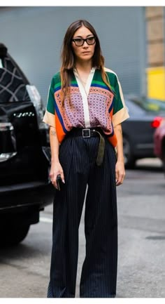 Eclectic Clothing Style, Eclectic Outfits, Marlene Hose, Eclectic Clothing, Look Retro, Nyfw Street Style, Neue Outfits, Looks Street Style