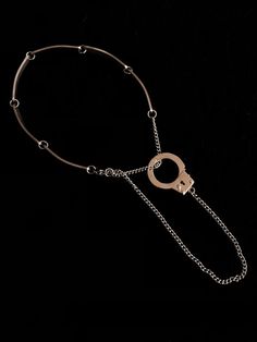 Nickel-free Metal Body Jewelry, Modern Metal Chain Ring, Adjustable Metal Body Jewelry, Adjustable Nickel-free Metal Body Jewelry, Modern Nickel-free Chain Link Jewelry, Silver Chain Link Metal Jewelry, Silver Chain Link Jewelry, Metal Link Jewelry With Silver Chain, Metal Body Jewelry Choker As Gift