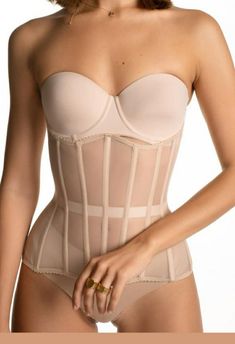 Corset Underbust, White Corset, Body Shaper, Date Outfits, Bustier Top, Bustiers, Body Shapers, Fashion Wear, Corsets