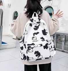 Fashion Kitty Backpack PN6132 ●Size:40*26*15 cm ●Material :nylon (Please allow 1-3cm differs due to manual measurement.As different computers display colors differently,the color of the actual may vary slightly from the above images.Thanks for your understanding.) ●About Shipping: We attach great importance to the orders of each customer and parcel delivery. 1.Processing time: 2-3 business days. 2.Shipping time: 10-15 business days to US, please allow 3-4 weeks shipping to other country.(Shipping times can be affected by variable customs clearance times or public holidays.) Trendy Student Bags With Cat Design, Trendy Student Bag With Cat Design, Casual School Bag With Cat Design, Trendy Backpack With Cat Design For Daily Use, Casual Backpack With Cat Design For Students, Casual School Bags With Cat Print, Trendy Cat Design Backpack For Daily Use, White Student Bag With Cat Design, Casual Everyday Backpack With Cat Design