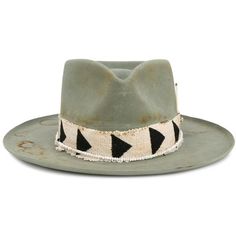 Nick Fouquet 'Little Cypress' Hat ($1,375) ❤ liked on Polyvore featuring men's fashion, men's accessories, men's hats and none Nick Fouquet Hats, Nick Fouquet, Winter Leather Jackets, Funky Hats, Boho Men, Hat Beret, Diy Vetement