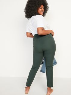 The Pixie pants you love, now in a more flattering fit & fabric ✨ High-rise waistband, with hidden double hook-and-bar closure and interior button closure.  Hidden zip fly.  Diagonal pockets at front, with decorative welt faux pockets at back.  Smo Pixie Pants, Love Now, Never Fade, Ankle Pants, Petite Size, Capri Pants, Old Navy, High Rise, Pants For Women