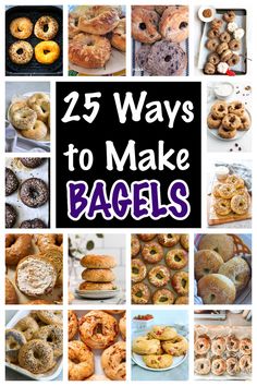 25 ways to make bagels