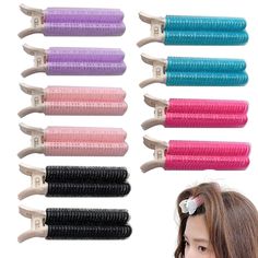 PRICES MAY VARY. Volume Clips for Hair: Hair root fluffy clips can be used to shape bangs, create see through bangs, conform to ergonomic design, easy to clamp, firmly fit the hair without harming your hair. Volume Clips for Roots: Hair roller clip adopts duckbill design which is easy to use and fits the hair firmly. With elastic spring convenient to open and close, and it is easy to shape fluffy bangs or curls, help create fashionable hair curls, and fast styling, and shaping. Volumizing Hair C Hair Volume Clips, Fluffy Bangs, Hair Roller Clips, Volumizing Hair, Heatless Hair Curlers, Hair Roller, Shopping Queen, Fast Hair, Easy Bun Hairstyles