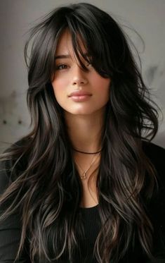 Layers Haircut, Haircuts For Long Hair With Layers, Hair Secrets, Long Layered Haircuts, Long Hair With Bangs, Long Black Hair, Long Layered Hair, Haircuts For Long Hair, Long Hair Cuts