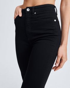 Jane Super High-Rise Flared Jeans in Black | rag  bone Modern Black Flare Jeans With Five Pockets, Modern High Waist Black Flare Jeans, Modern High-waist Black Flare Jeans, Modern High Rise Black Jeans, Black Mid-rise Modern Jeans, Modern Black Flare Jeans, Modern Black Mid-rise Jeans, Black High-rise Flare Jeans With Five Pockets, Modern Black Mid-rise Flare Jeans