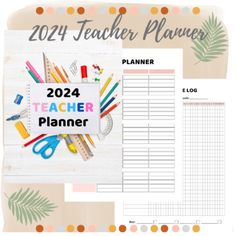 2024 Teacher Planner - Customizable pages Parent Teacher Conference Notes, Editable Teacher Planner, Classroom Volunteer, Anecdotal Notes, Digital Teacher Planner, Teacher Planner Templates, Homework Tracker, Communication Log