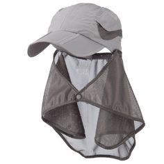 UV 50  Folding Bill Cap with Detachable Flap http://www.e4hats.com/uv-50-folding-bill-cap-with-detachable-flap.html Adjustable Mesh Baseball Cap, Breathable One-size-fits-most Cap Visor, Breathable Brimmed Sports Hat, Brimmed Sports Hats With Breathable Features, Adjustable Mesh Visor Hat, Brimmed Breathable Sports Hat, Sports Brimmed Visor, One Size Fits Most, Breathable Adjustable Sun Hat Cap, Adjustable Breathable Sun Hat