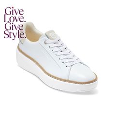 in stock Comfort Hug, White Dove, Cole Haan Women, White Doves, Sneakers Online, Sneakers White, Cole Haan, Womens Sneakers, Leather Upper