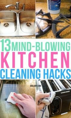 kitchen cleaning hacks that are easy to do