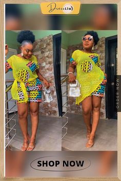 Women's Printed Patchwork Chiffon Blouse Shorts Two-piece Set Tracksuit Outfits, African Ladies, Trendy Ankara Styles, Tracksuit Outfit, Short African Dresses, Latest Ankara Styles, Afrikaanse Mode, African Fashion Modern, African Print Fashion Dresses