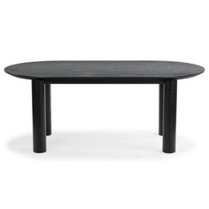 a black table on a white background with no one around it or the table top