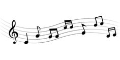 an image of musical notes on a white background