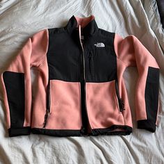 New Denali Jacket In Rose Dawn For The North Face Store. Worn Once For An Hour, Just Dont Like The Style. Size Xs Originally Purchased For $180 Offers Welcomed ! The North Face Pink Spring Outerwear, Pink The North Face Outerwear With Pockets, Pink The North Face Outerwear For Spring, Pink Outdoor Fleece Jacket With Pockets, Pink Fleece Jacket For Cold Spring Weather, Pink Fleece Jacket With Pockets For Outdoor, Pink Fleece Jacket For Spring Cold Weather, Sporty Pink Outerwear For Cold Weather, North Face Puffy Jacket