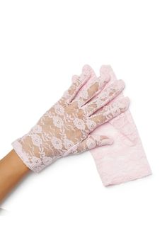 The height of femininity and elegance, lace is an enduring fashion favorite. Pair your fascinator with this elegant all lace style gloves. This pair is full fingered and sheer to give your look just the right graceful touch to top off your look. - Easy wear - Stretch lace fits all hands Lace Gloves Outfit, Pink Lace Gloves, Shabby Chic Accessories, Gloves Outfit, Gloves Lace, Elegant Gloves, Pink Gloves, Brand Accessories, Image Ideas