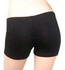 Costume Shorts Undergarment - BLACK Stretch Black Boxer Briefs With Built-in Shorts, Black Stretch Boxer Briefs With Built-in Shorts, Dancewear Bottoms With Built-in Shorts, Black Cheerleading Bottoms With Built-in Shorts, Black Cheerleading Bottoms Short Length, Elastic Black Workout Shorts, Black Bottoms With Built-in Shorts For Cheerleading, Black Elastic Workout Shorts, Black Cheerleading Shorts