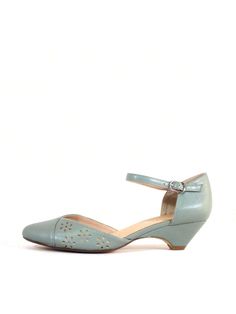 The perfect day-to-night shoe is found in our vintage inspired PERCY mid heels. The simple mid heel was made for comfort following the unique design and pastel colors.

Upper: Faux Leather
Leather lining
Buckle closure
Heel Height: 1"
Percy Retro Mid Heels Mint Green Elegant,Vacation,Fashionable        Women Shoes, size features are:Bust: ,Length: ,Sleeve Length: Retro Low Heel Heels For Spring, Retro Low Heel Spring Heels, Spring Medium Width Closed Toe Kitten Heels, Spring Closed Toe Kitten Heels With Padded Heel, Vintage Kitten Heels For Summer, Spring Ankle Strap Kitten Heels With Stacked Heel, Spring Kitten Heels With Heel Strap And Almond Toe, Vintage High Heel Kitten Heels For Spring, Spring Heels With Penny Strap And Pointed Toe