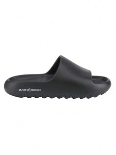 Type:Slides \nStyle:Sporty \nStyle:Vacation \nStyle:Fashionable \nColor:Black \nPattern Type:Plain \nToe:Open Toe \nSize Fit:True To Size \nInsole Material:PU Leather \nOutsole Material:Rubber \n Cloud Sandals, Pillow Slippers, Cloud Slippers, Swimming Beach, Slippers For Women, Womens Sandals Flat, Outdoor Woman, Flat Sandals, Quick Dry