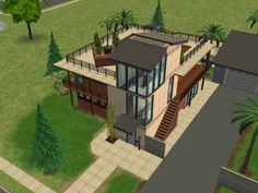 Sims Apartment, Sims Builds, Sims 4 Mods Clothes, Sims 4 Houses, Sims House, Sims 2