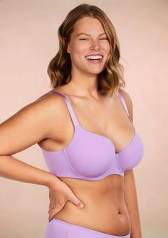 HSIA Gemma Smooth Lightly Padded T-shirt Bra for heavy breasts Supportive Summer Bra With Removable Pads, Full Coverage Bra With Adjustable Straps For Summer, Supportive Medium Bust Support Bra For Summer, Full Coverage Stretch Summer Bra, Summer Stretch Solid Nursing Bra, Spring Full Coverage Bra With Padded Cups, Spring Padded Full Coverage Bra, Summer Light Support Bra, Summer Nursing Bra With Built-in Bra