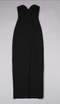 This is a super cute black bodycon maxi dress that is perfect for a night out! It features a cut-out design and is made from a super soft material that will hugged your curves in all the right places! Gentle Dry Clean Only Colour may vary due to lighting on images. The product images (without model) are closest to the true colour of the product.Item runs true to size chart and is cut to suit our size chart. Please refer to our size chart for the best fit. Do not size up or down. Full Length Bodycon Dress For Night Out, Night Out Bodycon Maxi Dress With Split Design, Black Maxi Length Bodycon Dress, Black Maxi Dress With Split Hem For Spring, Elegant Solid Color Maxi Dress With Split, Sleek Black Maxi Bodycon Dress, Sleek Black Maxi Length Bodycon Dress, Elegant Split Maxi Dress, Fitted Black Bodycon Dress With Side Slits