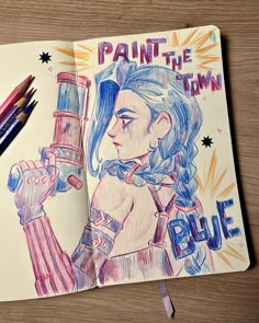 Carolina🍁 SH🌟P OPEN! (@carolinaroda_) on X Arcane Style Art Study, Jinx Drawings In Arcane, Arcane Jinx Drawing, Inspo Art Ideas, How To Draw Arcane Art Style, Jinx Arcane Sketch, Arcane Sketchbook, Arcane Drawing Sketch, How To Draw Like Arcane