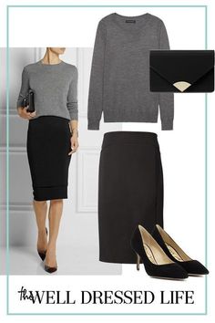 Work Outfit Inspiration, Skirt Diy, Cooler Style, Mode Casual, Casual Work Outfits, Black Women Fashion, Wear To Work, Looks Chic, Work Outfits Women