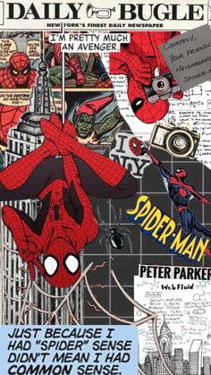 the spider - man movie poster is featured in an advertisement for peter parker's upcoming film