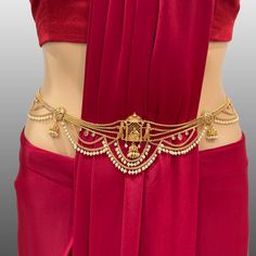 Bridal gold plated polki Belly Chain/Belly chain/Belt/Indian waist belt/Kamarpatta/waist chain/jewelry belt/Kamarbandh/Pearl Belt/Polki Antique Pearl Belt With Gold Plating Length = 44 Inch Classic Belt Antique Belt Caribbean Princess, Panda Jewelry, Jewelry Belt, Hip Jewelry, Pearl Belt, Waist Jewelry, Classic Belt, Lehnga Dress, Belly Chain