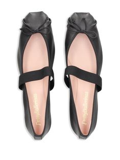 Pretty Ballerinas Kristen Ballerina Shoes | Black | FARFETCH Evening Slip-on Ballet Flats With Rubber Sole, Black Slip-on Ballet Flats For Evening, Evening Slip-on Ballet Flats, Calf Leather Ballet Flats With Bow, Calf Leather Ballet Flats With Bow And Round Toe, Black Slip-on Ballet Flats For Formal Occasions, Evening Slip-on Flats With Leather Sole, Leather Sole Slip-on Flats For Evening, Slip-on Flats With Rubber Sole For Evening