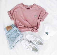 Tumblr Outfits, Adidas Outfit, Cute Summer Outfits, Komplette Outfits, Teen Fashion Outfits, Street Styles, Outfits Casuales, Cute Casual Outfits, Outfits For Teens