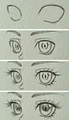 the steps to draw an anime eye step by step drawing for beginners and advanced students