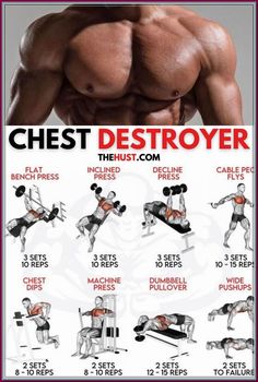 (ad) Full-body or split core Workout Split: which is better? Exercise Chest, Chest And Tricep Workout, Chest Workout For Men, Chest Workout Routine, Latihan Dada, Workout Plan For Men, Bodybuilding Workouts Routines, Gym Workout Planner, Workouts For Men