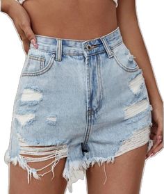 Shein Shorts, Cut Off Jean Shorts, For My Daughter, Cut Off Jeans, Washed Jeans, White Wash, My Daughter, Cut Off, To My Daughter